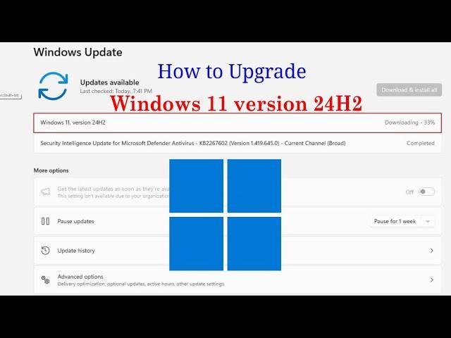 Windows - How to Upgrade Windows 11 version 24H2