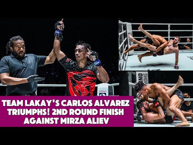 Team Lakay’s Carlos Alvarez Triumphs! Stunning 2nd Round Finish Against Mirza Aliev