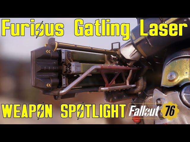 Fallout 76: Weapon Spotlights: Furious Gatling Laser