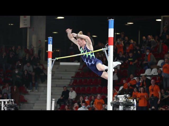 Chris Nilsen USA Indoor record (6,05m) - Perche Elite Tour (Rouen)