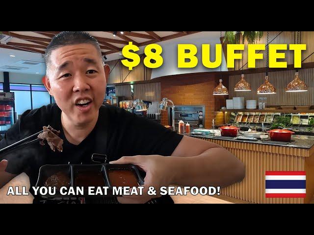 Cheap ALL YOU CAN EAT Buffet in Bangkok, Thailand  Seafood Buffet | SHABU | Korean Fried Chicken