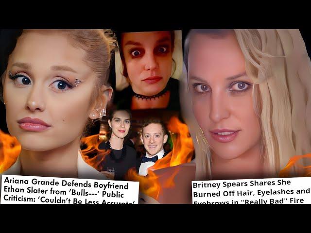 Ariana Grande DEFENDS Ethan Slater LEAVING His Family and Britney Spears’ BIZARRE House FIRE 