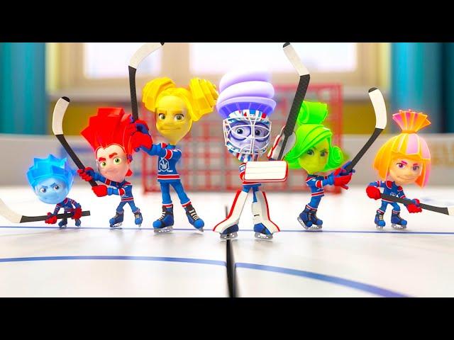 The Ice Hockey Game | The Fixies | Cartoons for Children | New Episodes