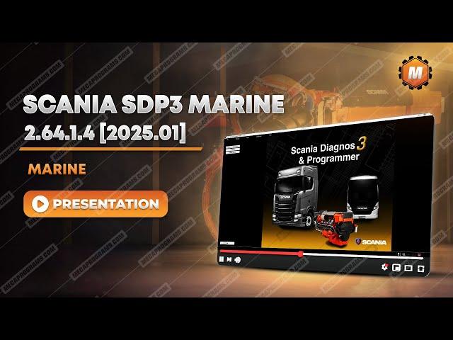 Testing New SCANIA DIAGNOS & PROGRAMMER MARINE & INDUSTRIAL 3 2.64.1.4 [2025.01]