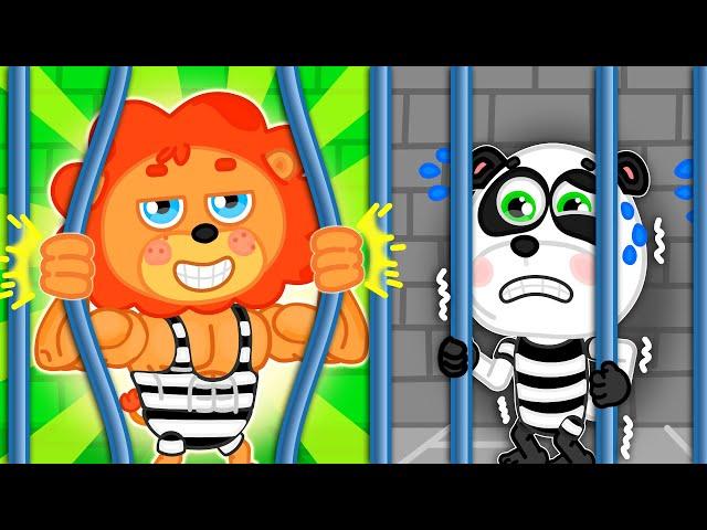 Lion Family USA | Escape From Prison Story | Learn Healthy Habits for Kids | Family Kids Cartoons