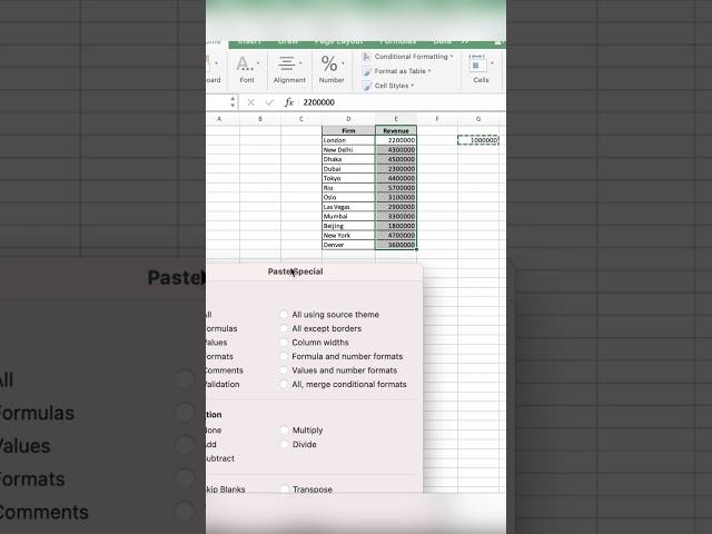 Quickly convert to Million, Billion,.. in Microsoft Excel #excel #exceltutorial #microsoftexcel