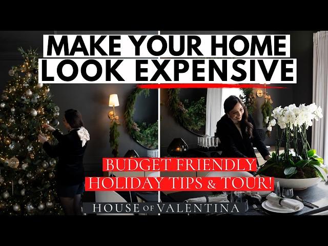 LUXE HOLIDAY DECOR HACKS: EASY + QUICK + BUDGET FRIENDLY!!!