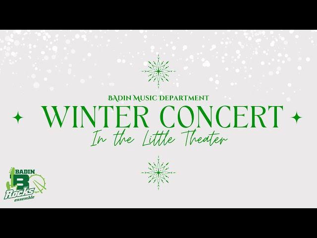 Badin Music Department: Winter Concert 2024