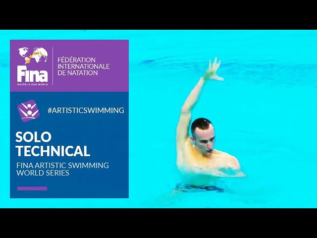 Aleksandr Maltsev  Beautiful Solo Technical Performance | Artistic Swimming World Series 2021