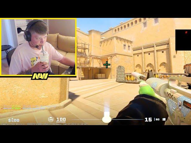 S1MPLE GET 35 KILLS IN MM ON THE NEW DE_MIRAGE!! | CS2