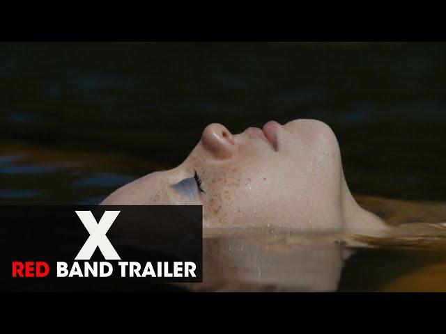 X (2022 Movie) Official Red Band Trailer - Mia Goth, Brittany Snow, Jenna Ortega