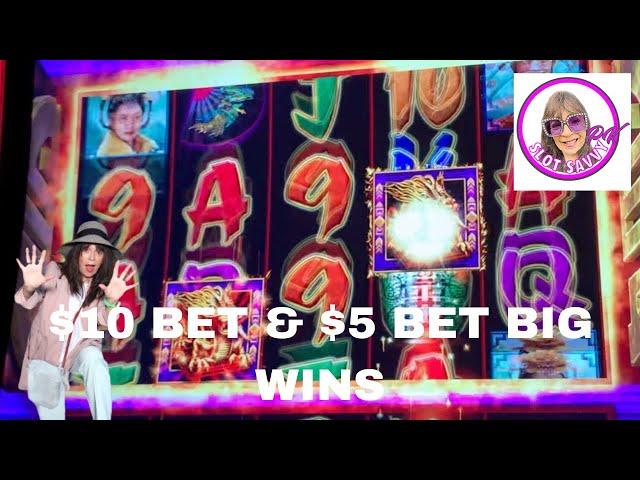 TWO AMAZING BONUSES on a $5 & a $10 Bet on #triplefortunedragonrising