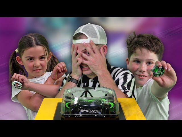 Xtreme Dash Burst Finish | Kids Beyblade Championships | What Now Presents