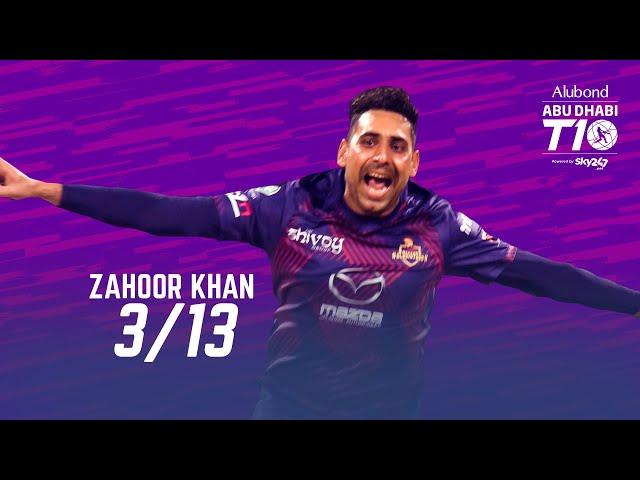 Zahoor Khan I 3/13 I Day 2 I Deccan Gladiators I Abu Dhabi T10 I Season 4