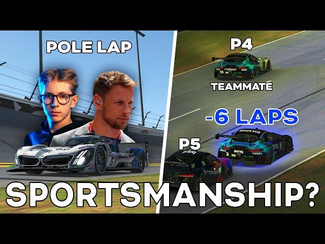 Iracing Daytona 24h Top Split unsportmanship and cheating explained