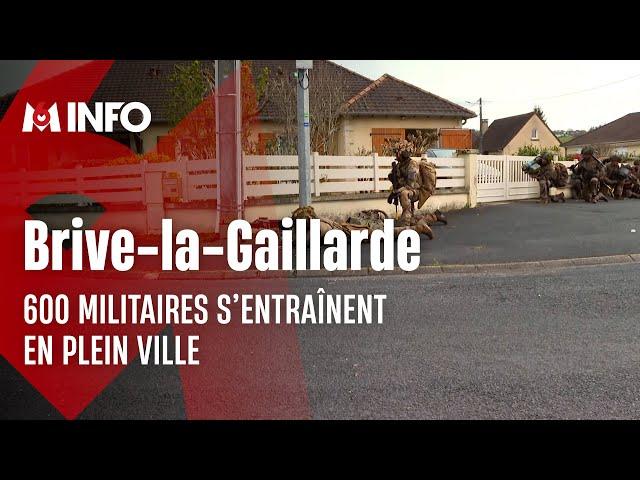 Corrèze : 600 militaires et des dizaines de véhicules simulent des combats urbains