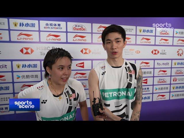 Chen Tang Jie/Toh Ee Wei on comeback win over Guo/Chen｜Malaysia｜China Masters 2024｜Badminton｜陈堂杰/杜颐沩