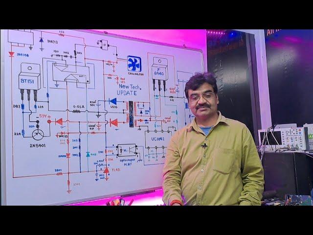 Electric Scooty E-BIKES E-Rickshaw BatteryCharger 59V/3A Repair & Working with CIRCUIT Diagram 