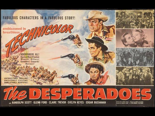 The Desperadoes (1943) - Glenn Ford, Randolph Scott & Evelyn Keyes