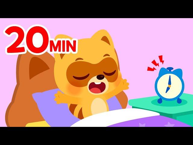 Time to Wake Up! + More Morning Routine Songs | 20min Rhymes | For Kids  | Lotty Friends