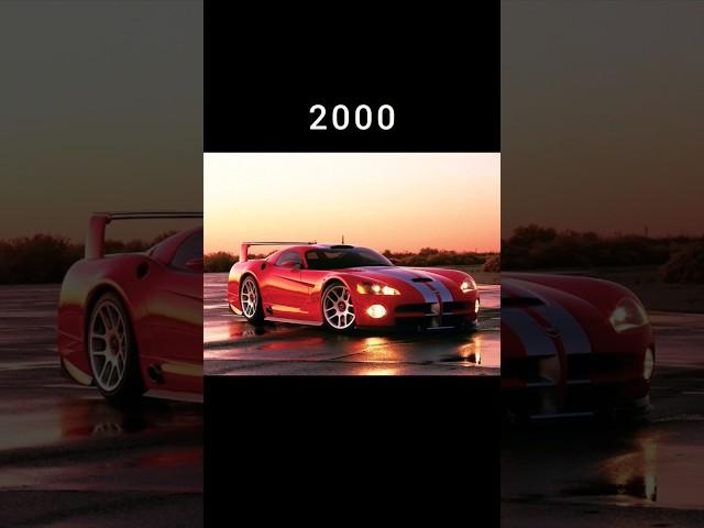 evolution of a Dodge Viper (2000~2024) #shorts #evolution #dodge #viper #ytshorts #youtubeshorts