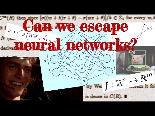 A shallow grip on neural networks (What is the "universal approximation theorem"?)