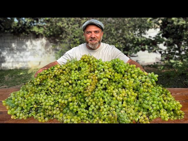 Timeless Grape Juice Making Method and A Delicious Recipe for Meat Wrapped in Cabbage!