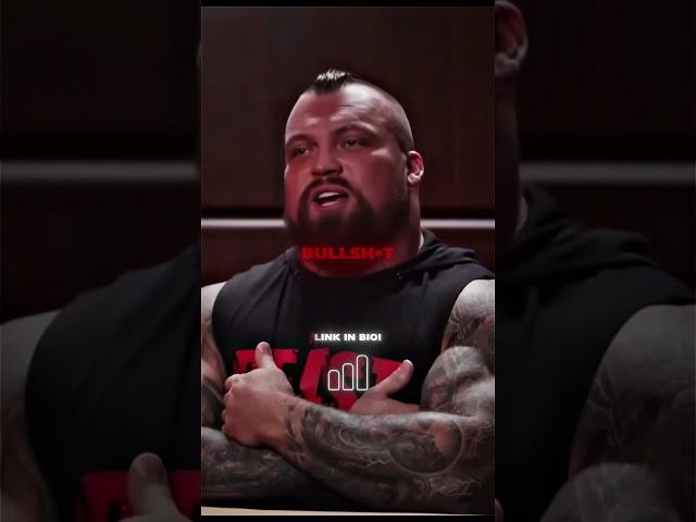 Eddie Hall Exposes Thor Bjornsson's deadlift world record!