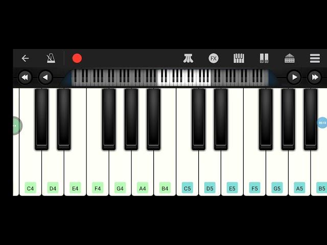 MultiAstra - playing the ABS-CBN jingle on Piano (organ mode)