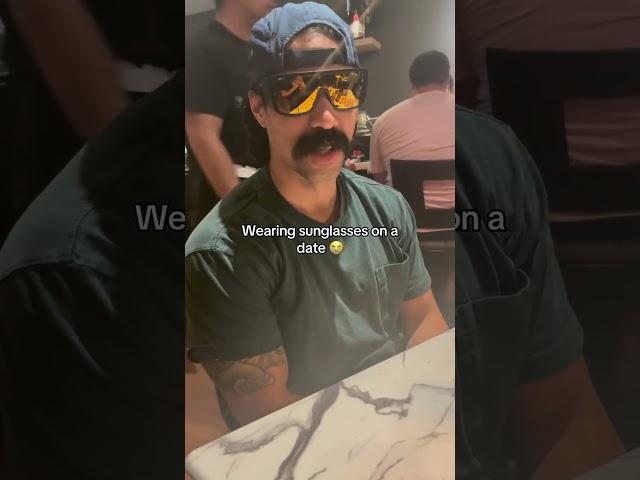 Wearing Sunglasses on a Date  #dating #datenight