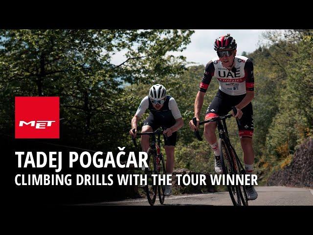 Tadej Pogačar - Climbing Drills with the 2x Tour de France champion