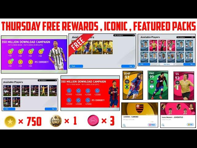 HUGE REWARDS ARE COMING TODAY | PES 2021 MOBILE