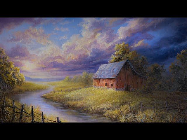 "Old Country Barn" - The Barn Painting Challenge - My Version