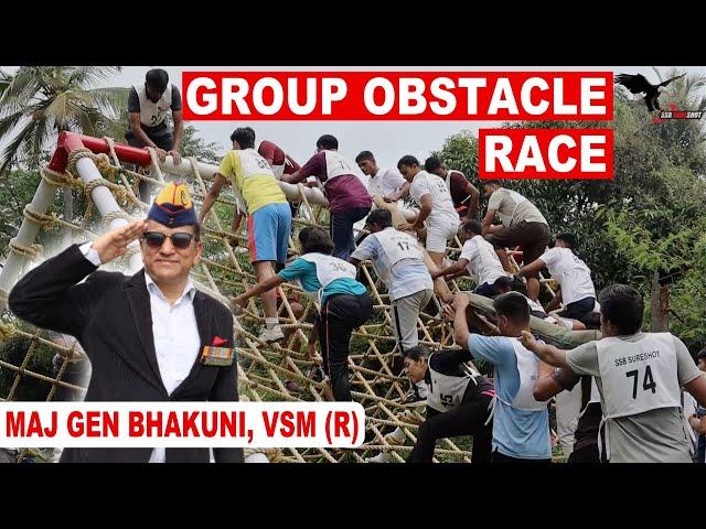 Group Obstacle Race (GOR) Demo & Tips by Maj Gen Bhakuni, Col Sajeev & Lt Col Doddamani