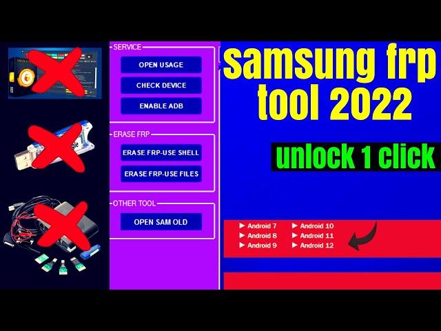 Samsung Frp Enable Adb One Click Done || Frp All Samsung Adb Method Tool 2022 || Android Unlock Tool