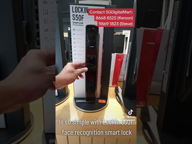 How quick & sensitive is Lockin S50F Face Recognition Smart Lock (Fully hand-free) - SGDIGITALMART