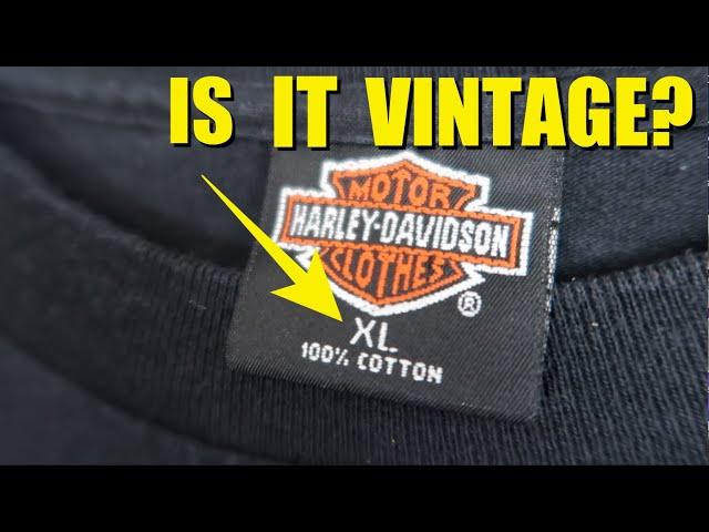 How to Identify Vintage Harley Davidson T-Shirts