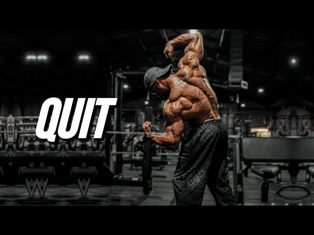 NEVER QUIT UNTIL YOU WIN - GYM MOTIVATION 