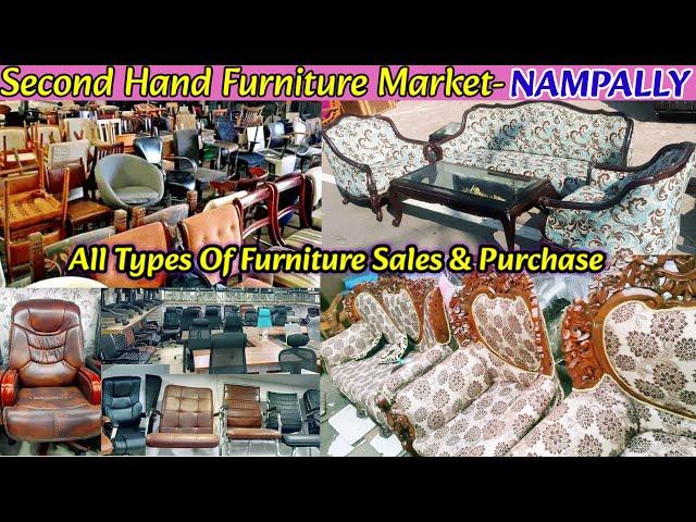 Nampally Furniture Market|Sunday Furniture Market in Hyderabad|Second Hand Furniture Market