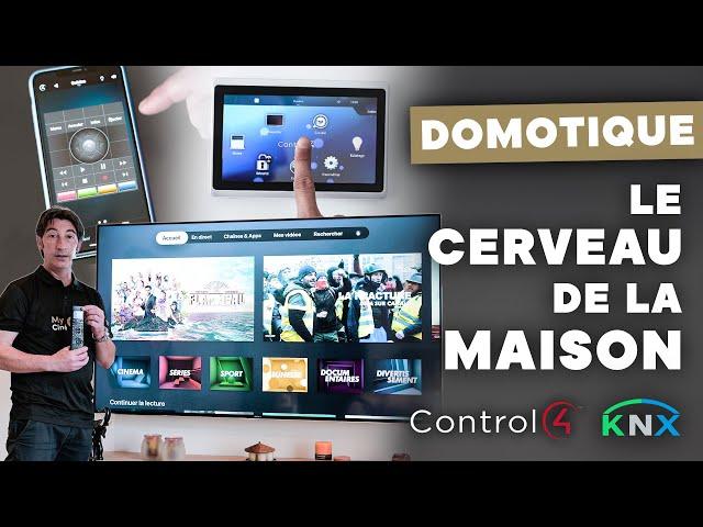 La domotique dans une maison - Installation en KNX et Control4