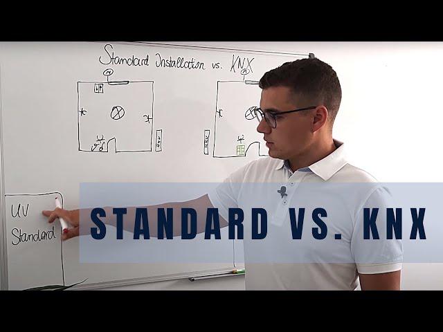 Standard Elektroinstallation vs. Smarthome Installation|KNX für Anfänger Folge 5| MDT Glastaster