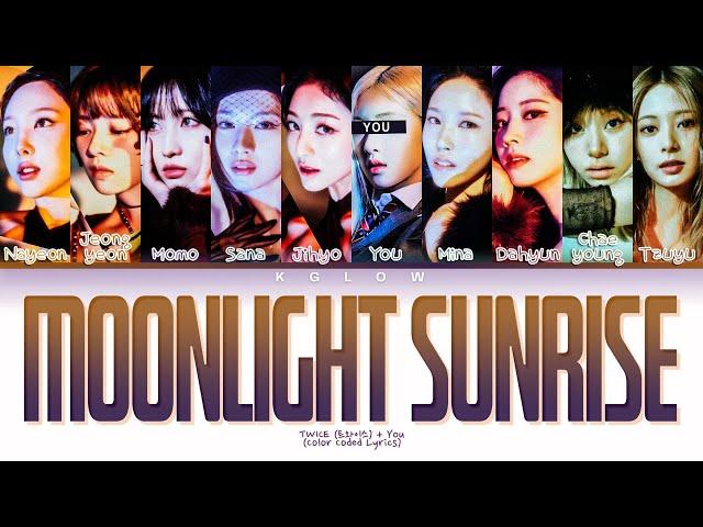 [Karaoke] TWICE (트와이스) "MOONLIGHT SUNRISE" (Color Coded Lyrics Eng) (10 Members)