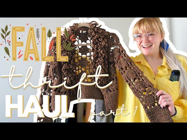 IT'S (almost) FALL THRIFT HAUL | Cozy Fall Items I'm Listing Right Now | FULL TIME RESELLER