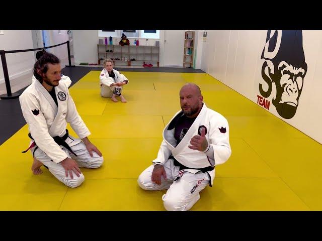 Bottom Side Control To Deep Half To Leg Lock