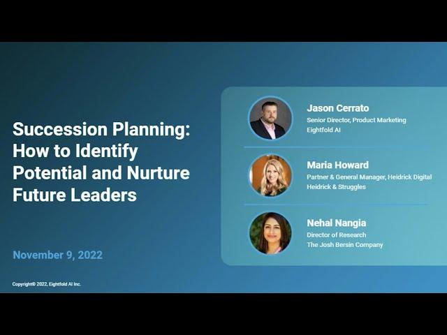 Succession Planning: How to Identify Potential and Nurture Future Leaders