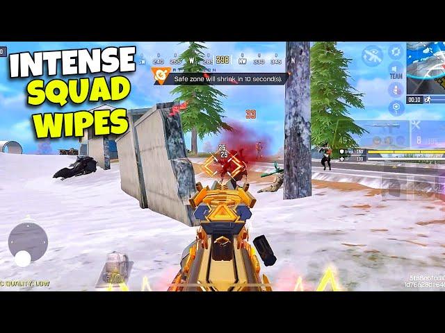 10 Minutes INTENSE SQUAD WIPES | CALL OF DUTY MOBILE GAMEPLAY