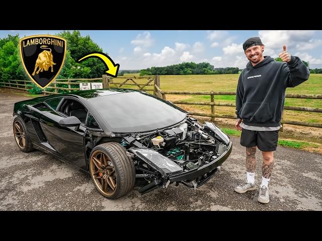 REBUILDING THEN ATTEMPTING TO DRIVE MY WRECKED LAMBORGHINI