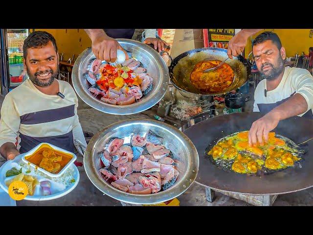 Jharkhandi Desi Rohu Machali Chawal In Ranchi Rs. 120/- Only l Ranchi Street Food