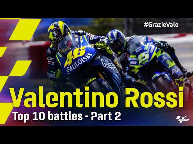 #GrazieVale: Valentino Rossi's Top 10 battles - Part 2