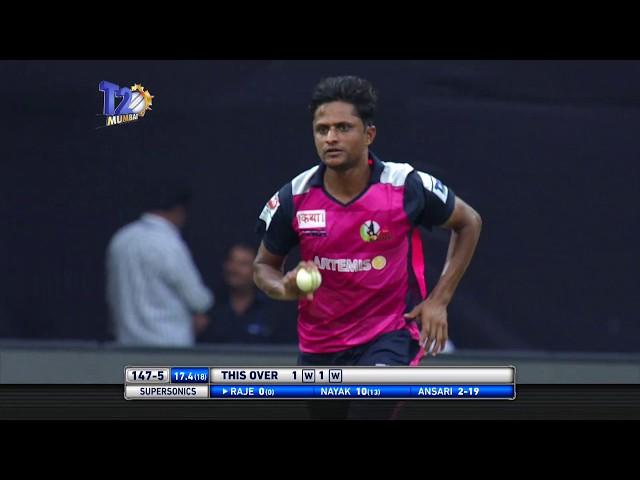 Azhar Ansari picks three wickets in one over